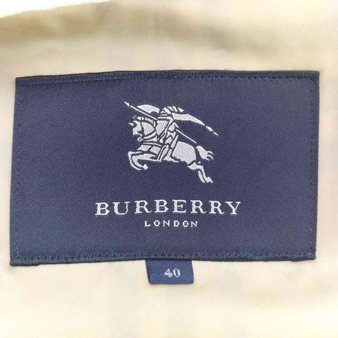 バーバリーロンドン BURBERRY LONDON ノバチェックライナー付き 裏地ノバチェック コットンギャバジン トレンチコート レディース 40
