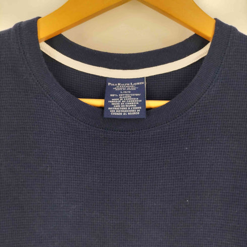 ポロラルフローレン POLO RALPH LAUREN SLEEP WEAR スモールポニー刺繍 サーマル カットソー メンズ import:L