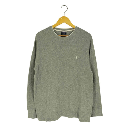 ポロラルフローレン POLO RALPH LAUREN SLEEP WEAR スモールポニー刺繍 サーマル カットソー メンズ import:L