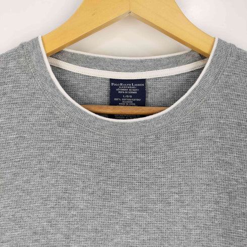 ポロラルフローレン POLO RALPH LAUREN SLEEP WEAR スモールポニー刺繍 サーマル カットソー メンズ import:L