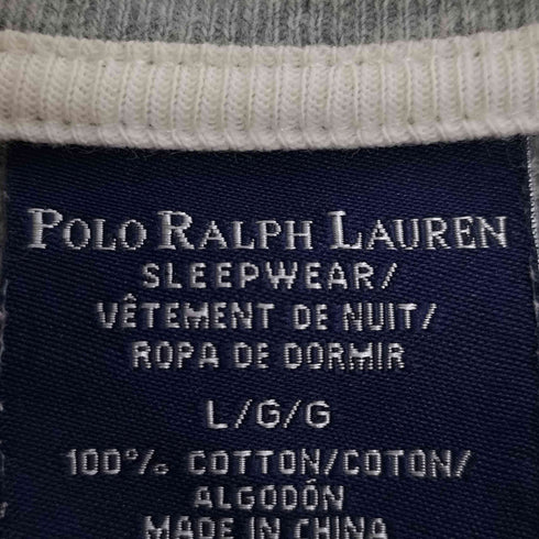 ポロラルフローレン POLO RALPH LAUREN SLEEP WEAR スモールポニー刺繍 サーマル カットソー メンズ import:L