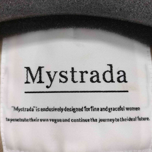 マイストラーダ mystrada ストール付きノーカラーコート レディース JPN:36
