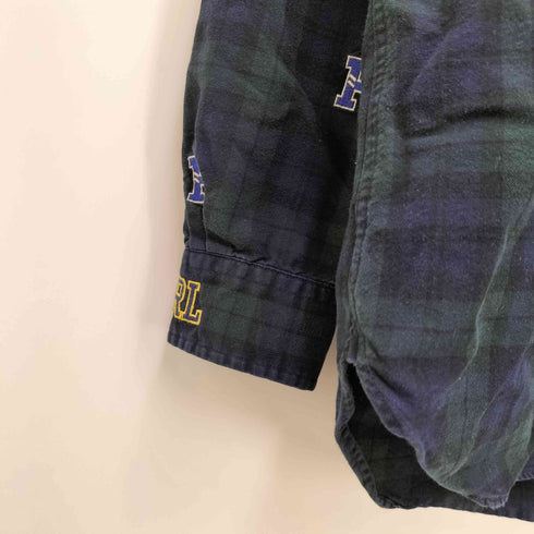 ラルフローレン RALPH LAUREN ワッペンデザイン L/S ボタンダウンシャツ メンズ import:S
