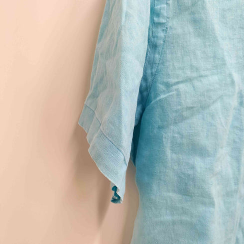 ラルフローレン RALPH LAUREN CLASSIC FIT ポニー刺繍 リネン100 S/S シャツ メンズ import:S