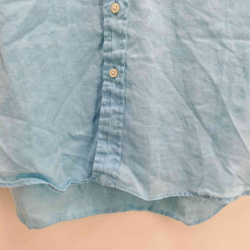 ラルフローレン RALPH LAUREN CLASSIC FIT ポニー刺繍 リネン100 S/S シャツ メンズ import:S