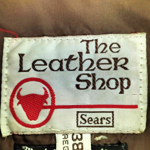 シアーズ Sears 70~80S THE LEATHER SHOP レザーブルゾン メンズ 38 REG