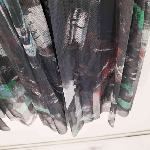 クレオルム CREOLME アートプリントプリーツスカート レディース S