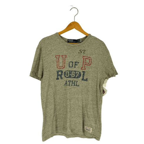 ポロバイラルフローレン Polo by RALPH LAUREN U OF P クルーネック プリントTシャツ メンズ import:S