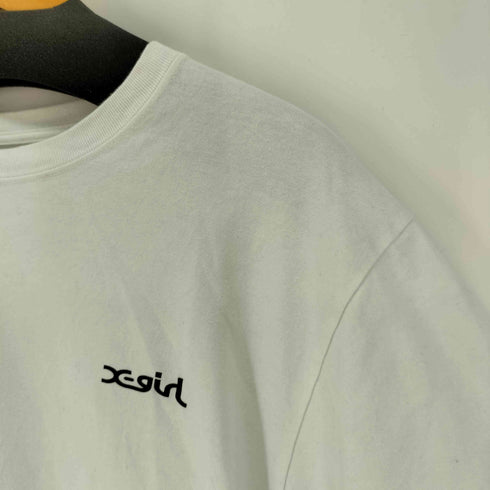 エックスガール X-girl VERTICAL WORD LOGO S/S TEE レディース JPN:M
