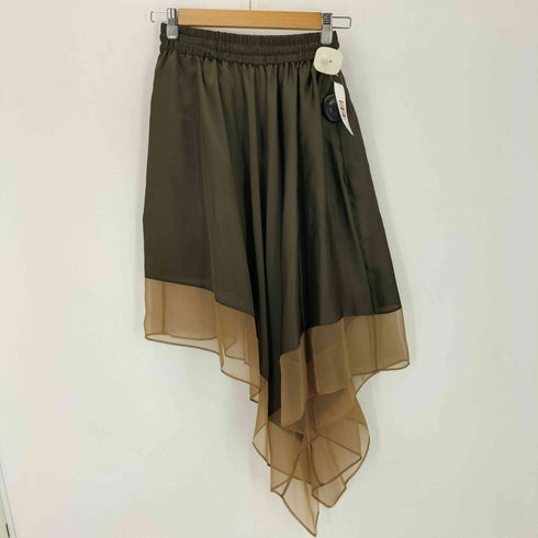 サカイ Sacai 切替デザイン アシンメトリースカート レディース JPN:0
