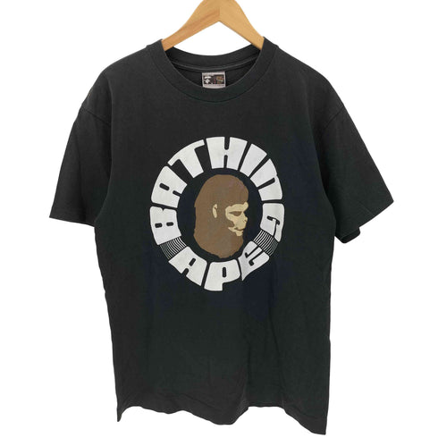 アベイシングエイプ A BATHING APE 90s 初期タグ サルプリントクルーネックTシャツ メンズ L