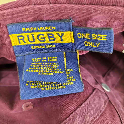 ポロラルフローレン POLO RALPH LAUREN 刺繍6パネルキャップ メンズ ONE SIZE