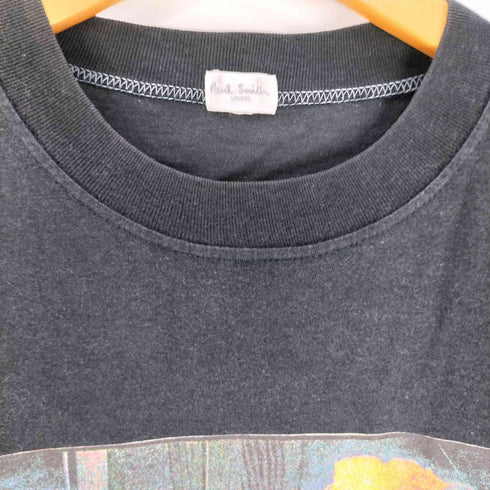ポールスミスロンドン Paul Smith LONDON 90S~00S シングルステッチ フロントプリント Tシャツ メンズ FREE