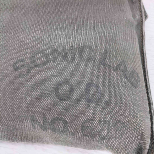 SONIC LAB 13スターボタン ミリタリー クラッチバッグ メンズ