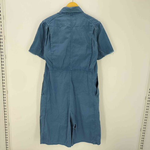 ベンデイビス BEN DAVIS 50s 白タグ hbtショップコート コットンヘリンボーン カットオフ 月桂樹ボタン 比翼 メンズ US:36