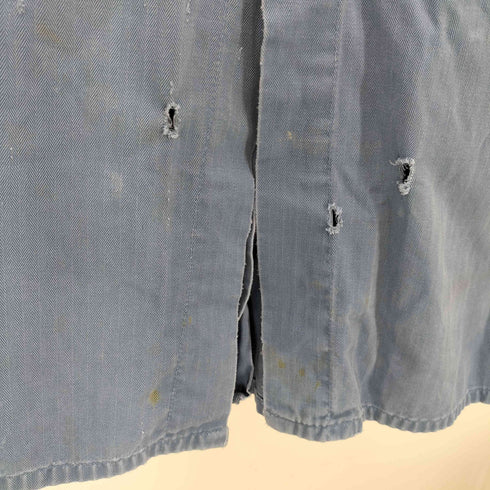 ベンデイビス BEN DAVIS 50s 白タグ hbtショップコート コットンヘリンボーン カットオフ 月桂樹ボタン 比翼 メンズ US:36