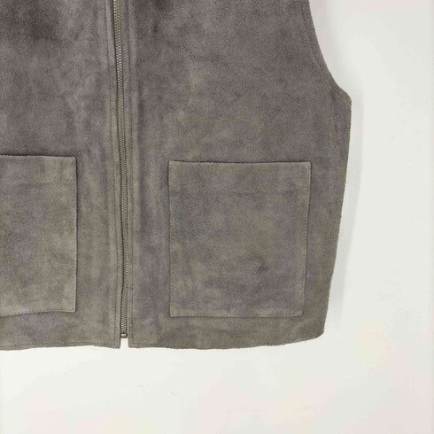 ザラ ZARA RELAXED FIT SUEDE VEST リラックス フィット スエード ベスト メンズ S-M