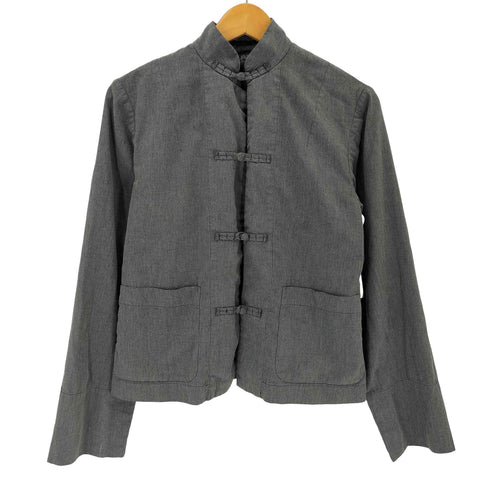 ブラックコムデギャルソン BLACK COMME des GARCONS 2014AW チャイナ長袖シャツ レディース JPN:XS