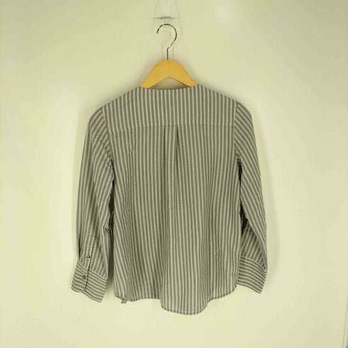 ユナイテッドアローズグリーンレーベルリラクシング UNITED ARROWS green label relaxing CB ノーカラー タック ブラウス レディース FREE