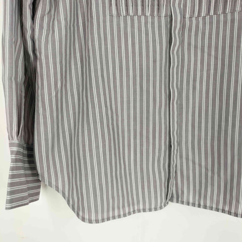 ユナイテッドアローズグリーンレーベルリラクシング UNITED ARROWS green label relaxing CB ノーカラー タック ブラウス レディース FREE