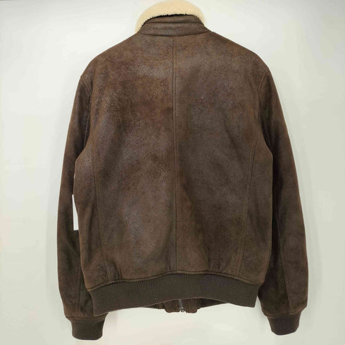 ザラ ZARA B-3 フェイクムートン ジャケット メンズ import:M