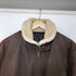 ザラ ZARA B-3 フェイクムートン ジャケット メンズ import:M