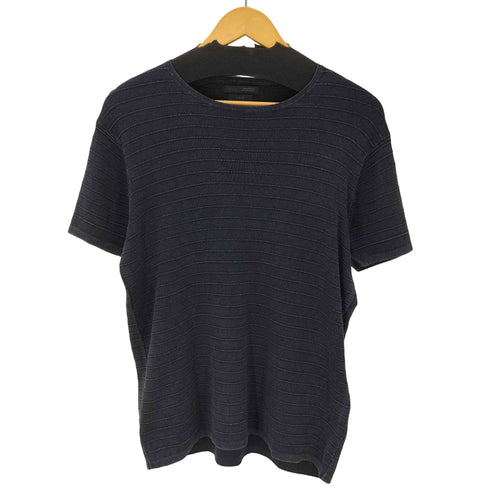 ザラ ZARA WASHED TEXTURED KNIT T-SHIRT ウォッシュド加工 ニット Tシャツ メンズ import:M