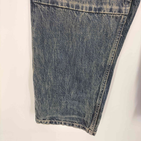ザラ ZARA RELAXED FIT JEANS ウォッシュド ワイド デニム メンズ 36