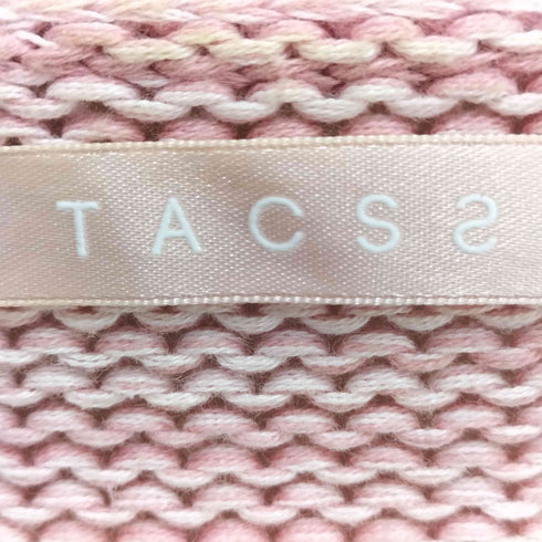 TACSS ナンバリング Vネック コットンニット レディース JPN:1