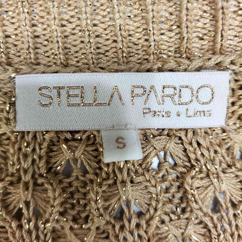 STELLA PARDO ニット ラメカーディガン レディース import:S