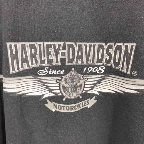 ハーレーダビッドソン HARLEY-DAVIDSON フロントロゴプリント スウェット メンズ