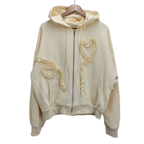 イデム IDEM heart frill hoodie レディース FREE