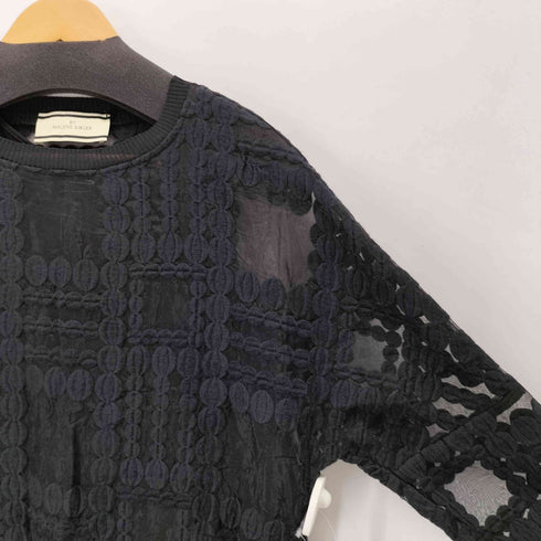 バイマレーヌバーガー BY MALENE BIRGER 総柄デザイン刺繍 シアー ワンピース レディース 34
