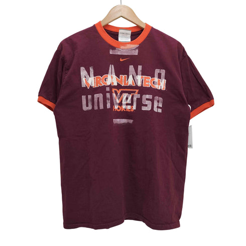 ナイキ NIKE 00S TEAMタグ カレッジロゴプリント クルーネック Tシャツ メンズ import:M