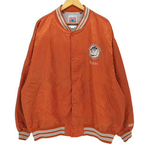 U.S. COLLEGE COLLECTION 90s カレッジプリント HOYAS スタジャン メンズ 4L