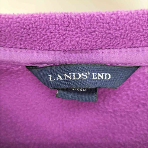 ランズエンド LANDS END 00S POLARTEC ポーラーテック Vネック フリース ロングスリーブ Tシャツ メンズ JPN:M
