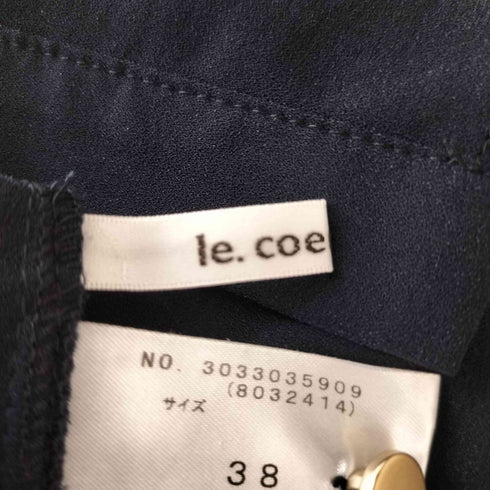ルクールブラン le.coeur blanc ジョーゼットサイドプリーツブラウス レディース JPN:38