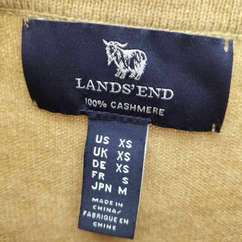 ランズエンド LANDS END 00S カシミヤ100% クルーネック ニット セーター レディース JPN:M