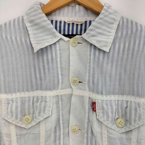 リーバイス Levis ストライプ ガーゼ 3rd型 シャツジャケット メンズ import:L