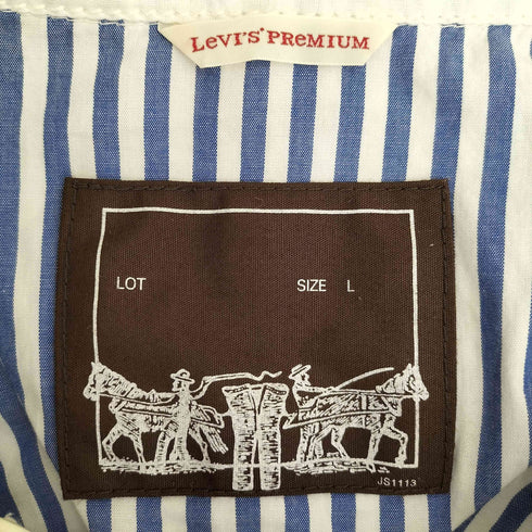 リーバイス Levis ストライプ ガーゼ 3rd型 シャツジャケット メンズ import:L