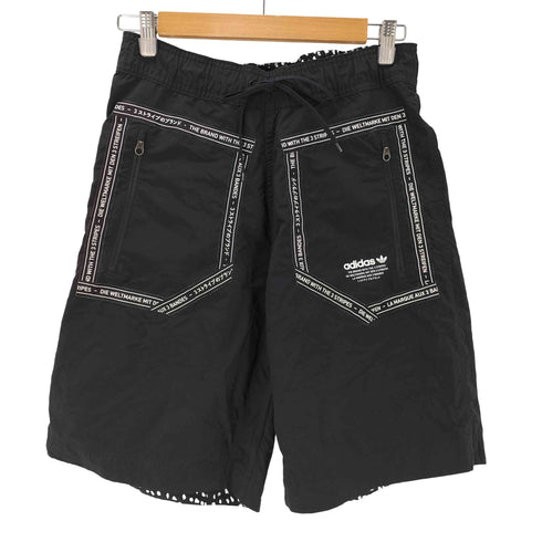 アディダス adidas Reversible NMD Shorts トレフォイルロゴ ナイロン リバーシブル ショーツ ハーフ パンツ メンズ JPN:L