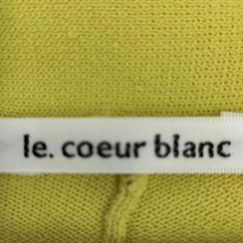 ルクールブラン le.coeur blanc ドルマンスリーブニットカーディガン レディース JPN:38