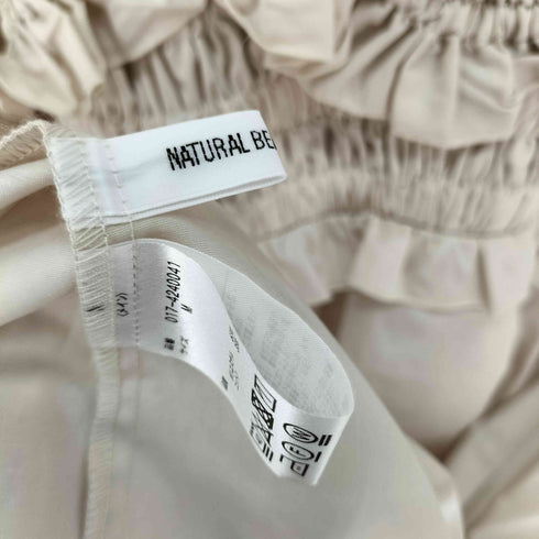 ナチュラルビューティーベーシック NATURAL BEAUTY BASIC シャーリングビスチェシャツワンピース レディース JPN:M