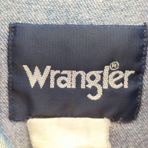 ラングラー Wrangler 80-90s デニム ウエスタンシャツ メンズ