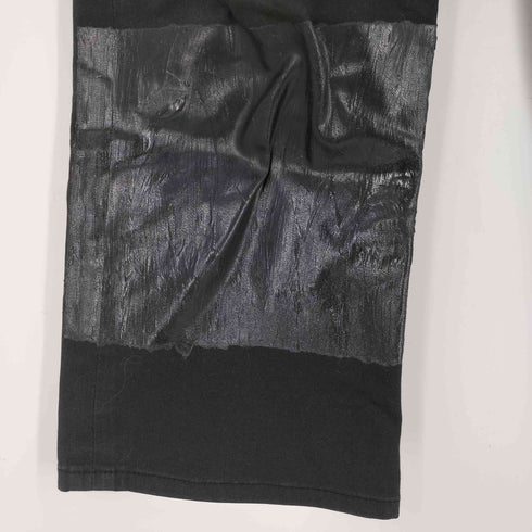 コムデギャルソンオムプリュス COMME des GARCONS HOMME PLUS AD2010 11SS スカルオブライフ Skull of Life期 パネルラバー クロップド パンツ メンズ JPN:L