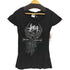 ハーレーダビッドソン HARLEY-DAVIDSON カットオフフリルラインストーンデザイン S/S Tシャツ Y2K レディース JPN:M
