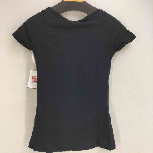 ハーレーダビッドソン HARLEY-DAVIDSON カットオフフリルラインストーンデザイン S/S Tシャツ Y2K レディース JPN:M