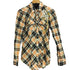 ハーレーダビッドソン HARLEY-DAVIDSON バックラインストーンデザイン チェック L/S シャツ Y2K レディース JPN:S