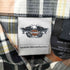 ハーレーダビッドソン HARLEY-DAVIDSON バックラインストーンデザイン チェック L/S シャツ Y2K レディース JPN:S