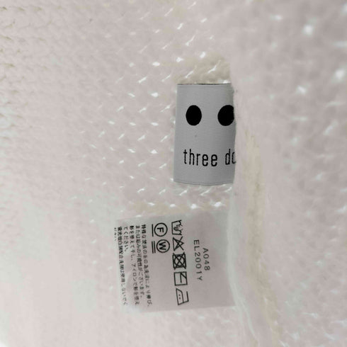 スリードッツ three dots 日本製 スピニングコットン プルオーバー レディース